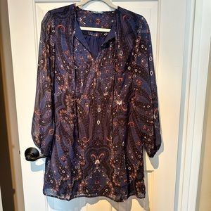 Boho Vibe Mini Dress by Fleur Bleue. Size 2